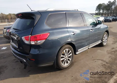 2016 Nissan Pathfinder Sl z USA, uszkodzony, nr VIN 5N1AR2MN0GC656201